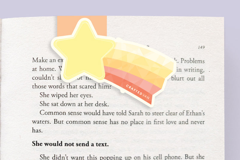 Shooting Star Jumbo Magnetic Bookmark - CVJ1298SHOO
