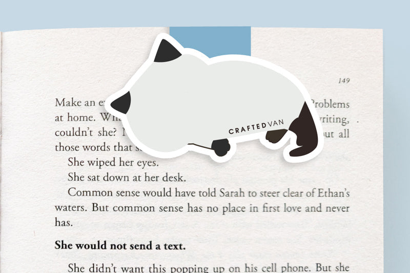 Siamese Cat Jumbo Magnetic Bookmark - CVJ1188SIAM
