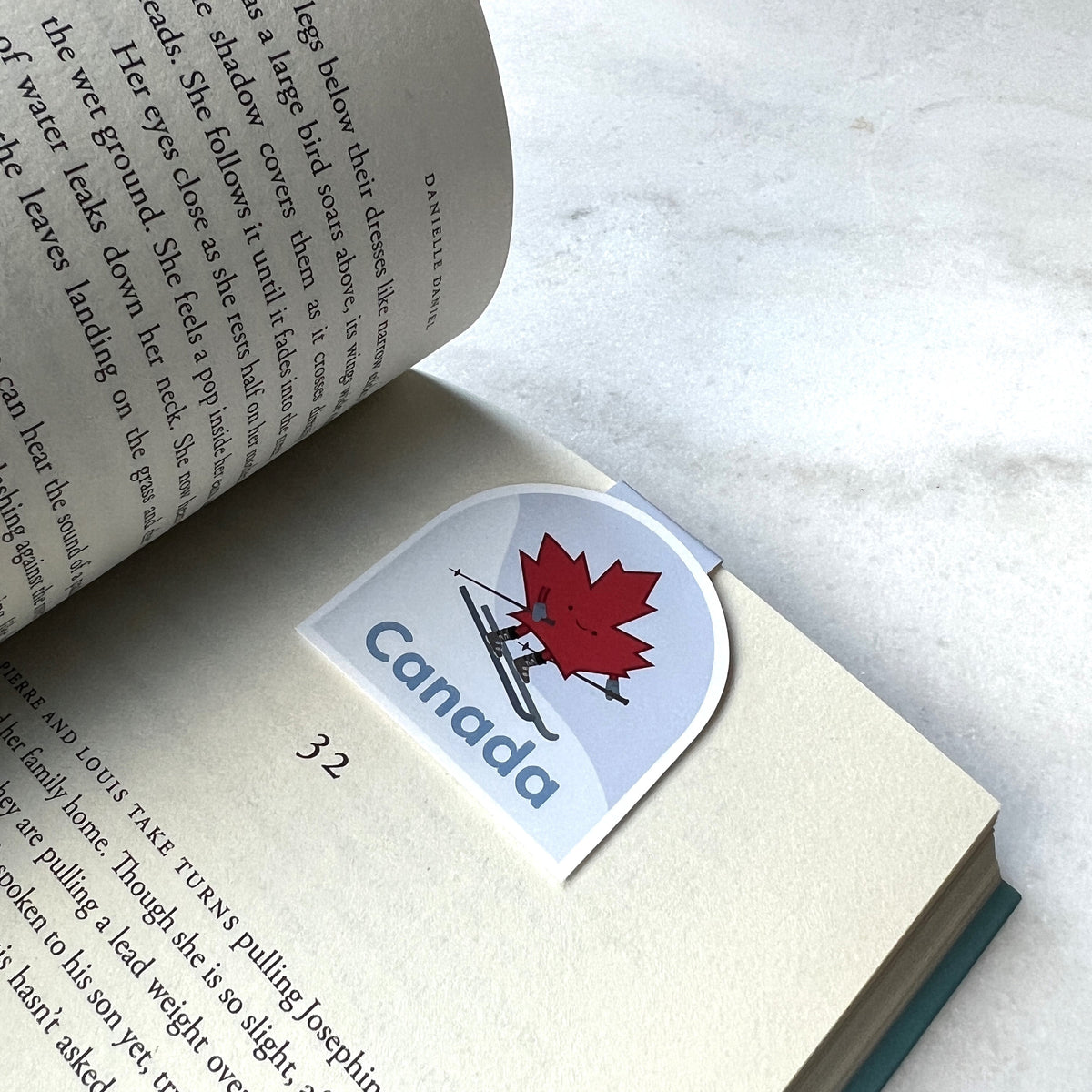 Canada Bookmark - Skier - CVJ1435CASK