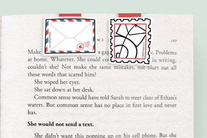 Snail Mail Mini Magnetic Bookmarks 2-pack - CVM1303SNAI