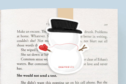 Snowman Jumbo Magnetic Bookmark - CVJ1236SNOW