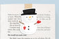 Snowman Jumbo Magnetic Bookmark - CVJ1236SNOW