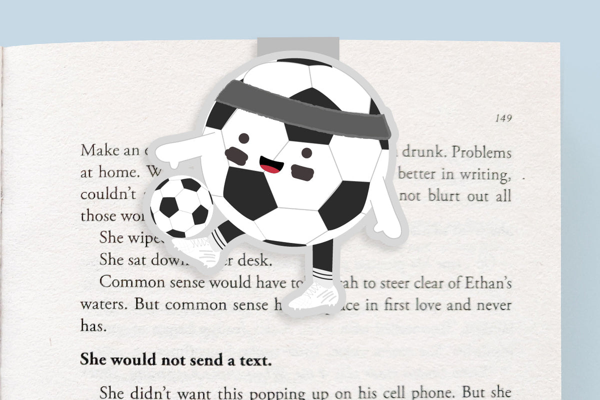 Soccer Jumbo Magnetic Bookmark - CVJ1108SOCC