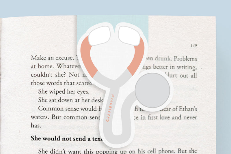 Stethoscope Jumbo Magnetic Bookmark - CVJ1295STET