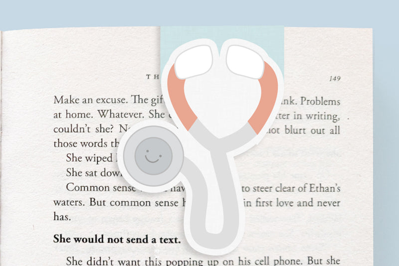 Stethoscope Jumbo Magnetic Bookmark - CVJ1295STET