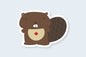 Beaver Sticker - CVS1379BEAV