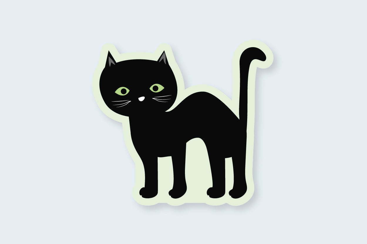Black Cat Sticker - CVS1381BCAT