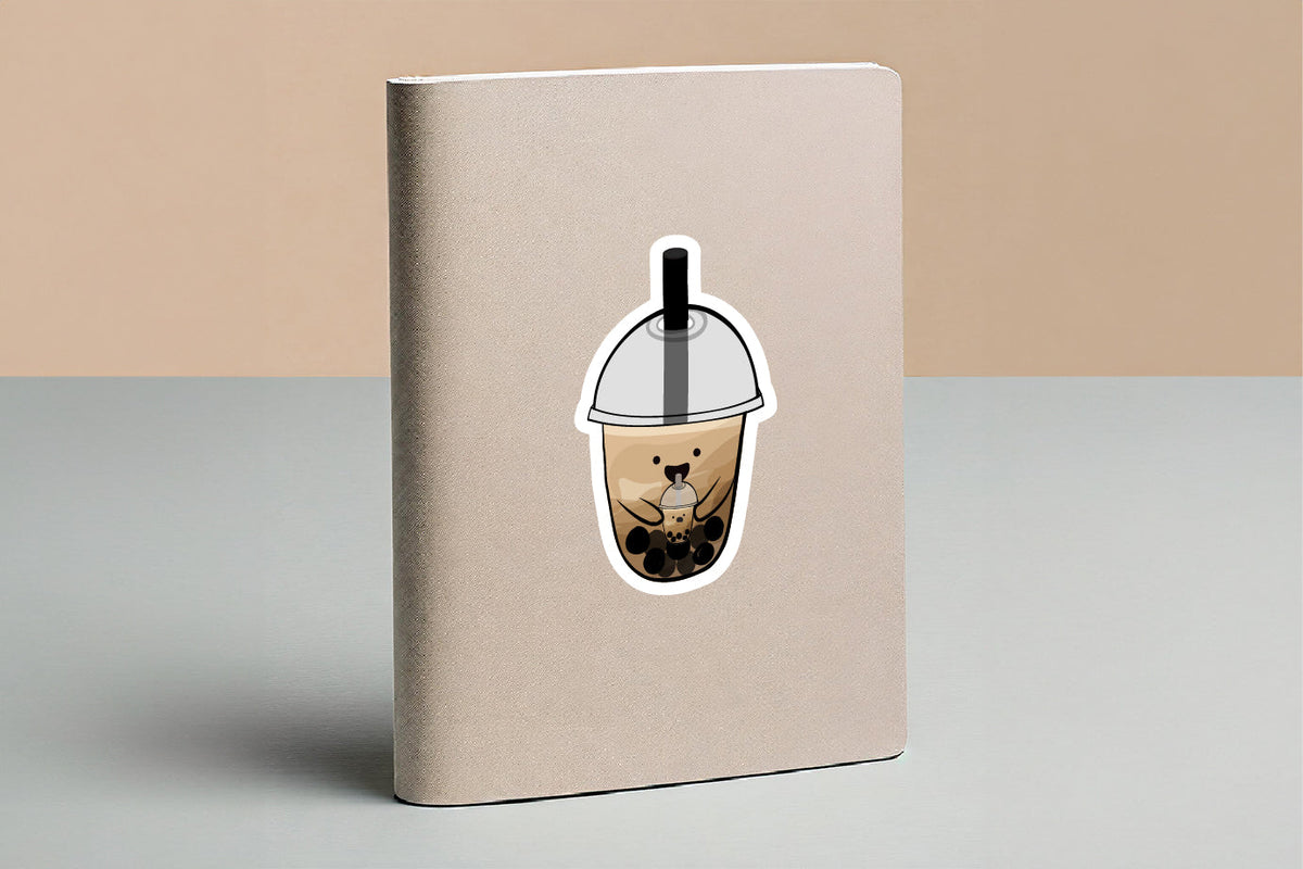 Brown Sugar Bubble Tea Sticker - CVS1382BBBT