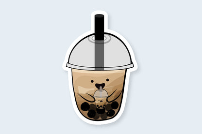 Brown Sugar Bubble Tea Sticker - CVS1382BBBT
