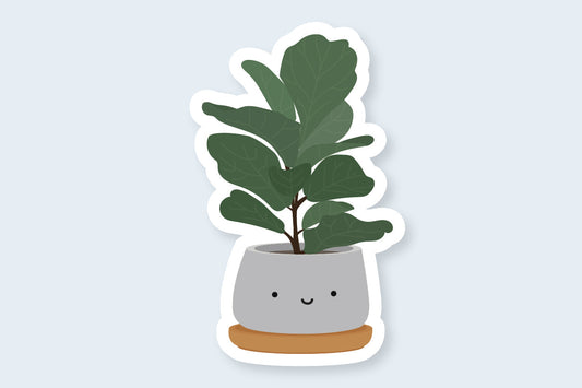 Fiddle Fig Plant Sticker - CVS1391FIGP