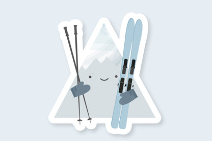 Ski Mountain Sticker - CVS1404MOUN