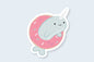 Narwhal Sticker - CVS1394NARW