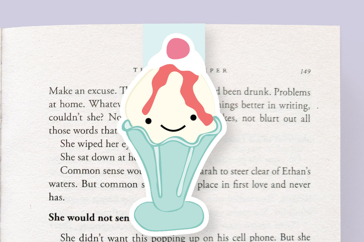 Ice Cream Sundae Jumbo Magnetic Bookmark - CVJ1262ICEC