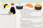 Sushi Mini Magnetic Bookmarks 5-pack - CVM1326SUSH