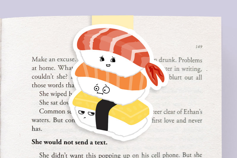 Sushi Stack Jumbo Magnetic Bookmark - CVJ1008SUSH