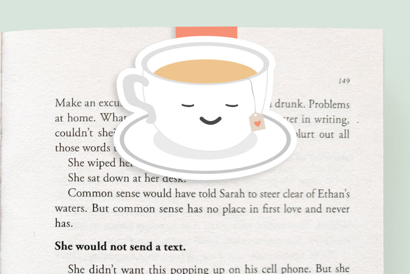 Teacup Jumbo Magnetic Bookmark - CVJ1002TEAC