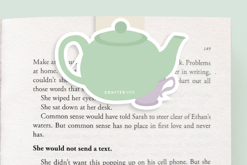 Teapot Jumbo Magnetic Bookmark - CVJ1003TEAP