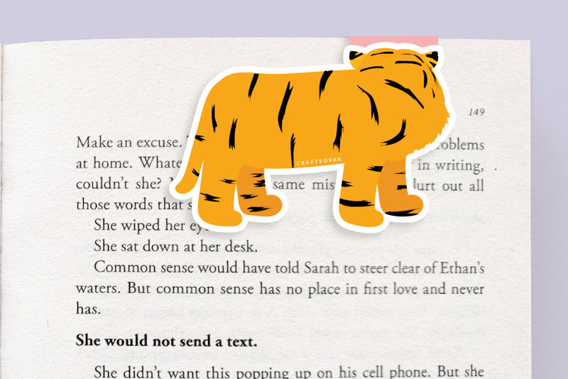 Tiger Jumbo Magnetic Bookmark  - CVJ1222TIGE
