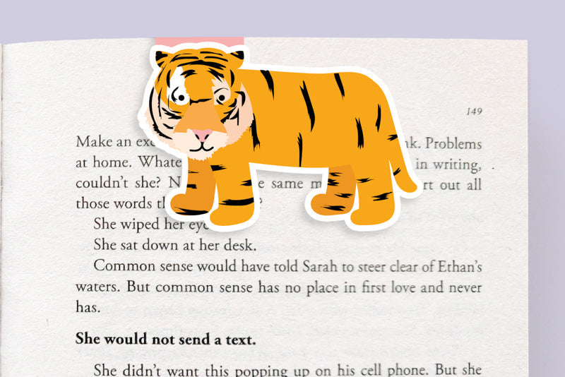 Tiger Jumbo Magnetic Bookmark  - CVJ1222TIGE