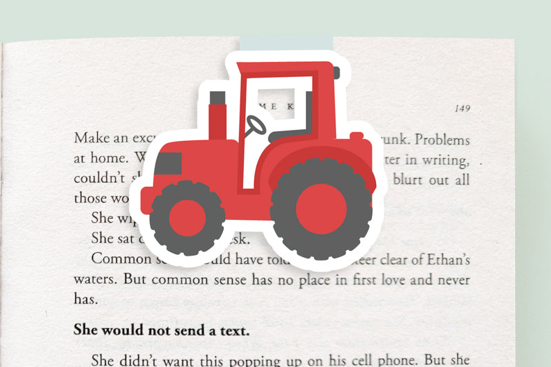 Tractor Jumbo Magnetic Bookmark - CVJ1090TRAC