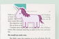Purple Unicorn Jumbo Magnetic Bookmark - CVJ1216PURP