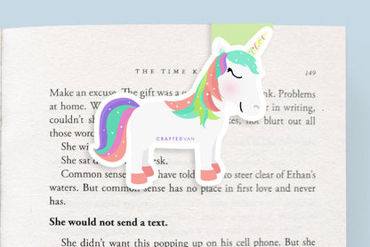 Unicorn (Rainbow) Jumbo Magnetic Bookmark - CVJ1014UNIC