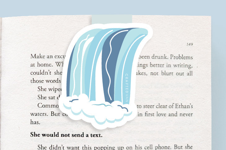 Waterfall Jumbo Magnetic Bookmark - CVJ1093WATE