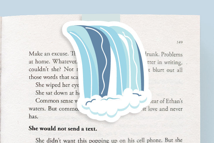 Waterfall Jumbo Magnetic Bookmark - CVJ1093WATE