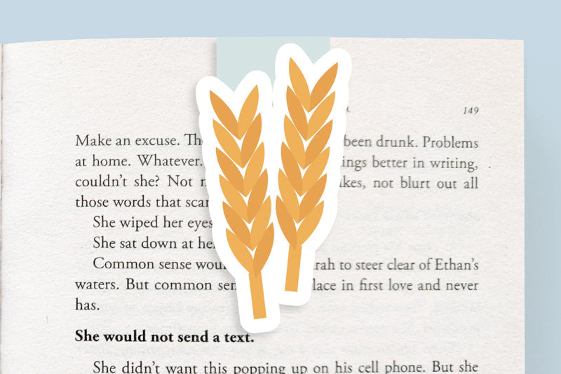 Wheat Jumbo Magnetic Bookmark - CVJ1091WHEA