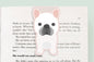 White Frenchie Dog Jumbo Magnetic Bookmark - CVJ1163WFRE