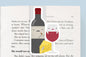 Red Wine Jumbo Magnetic Bookmark - CVJ1004WINE