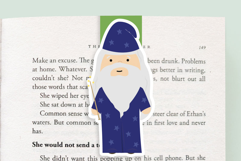 Wizard Jumbo Magnetic Bookmark - CVJ1292WIZA
