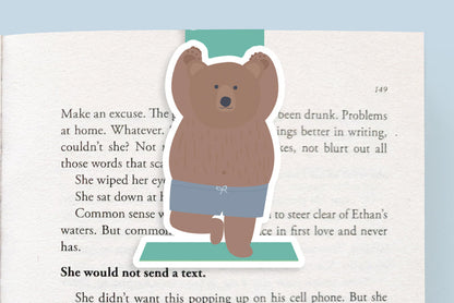 Yoga Bear Jumbo Magnetic Bookmark - CVJ1227YOGA