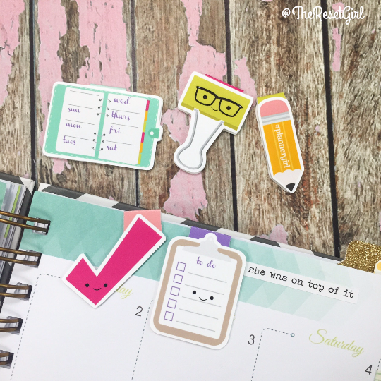 Planner Mini Magnetic Bookmarks 5-pack - CVM1327PLAN