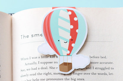 Hot Air Balloon Jumbo Magnetic Bookmark - CVJ1376HOTA